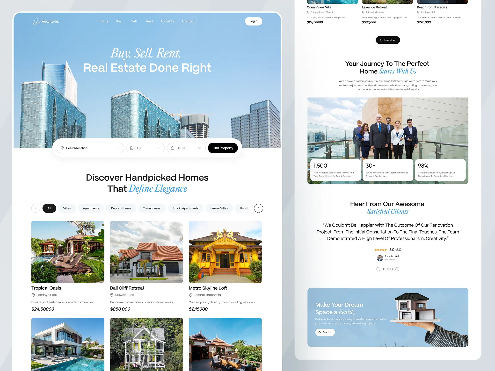 Real Estate Website Project
